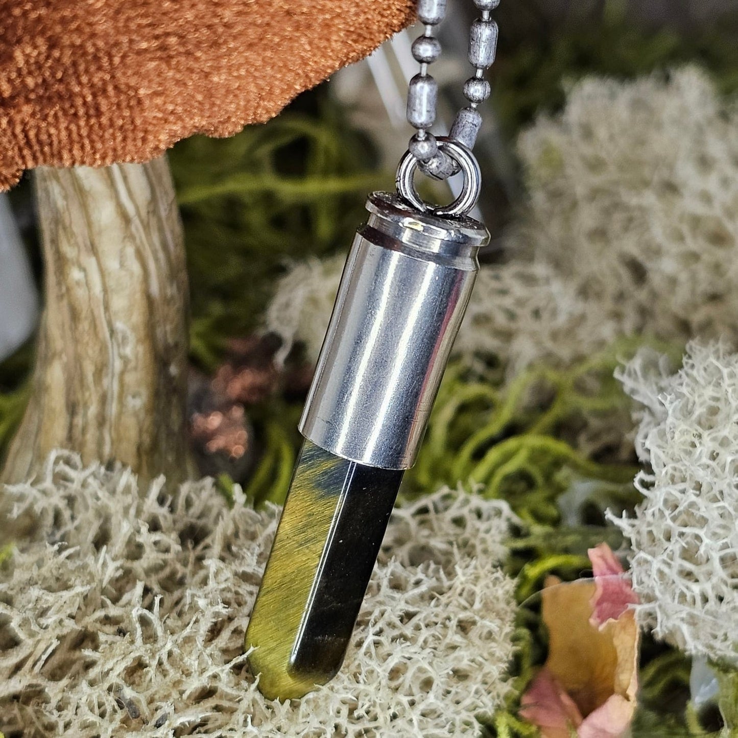 Shell Chak'd - Blue Tiger's Eye (PENDANT ONLY - DON'T FORGET TO ADD YOUR CHAIN!!!)