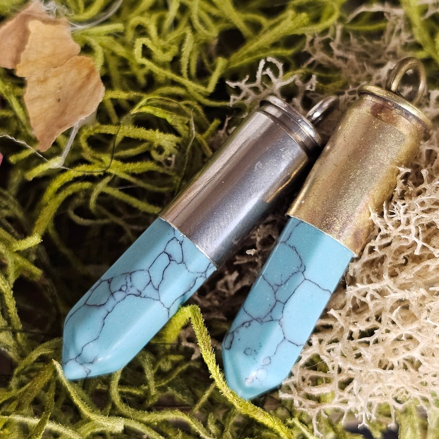 Shell Chak'd - Blue Howlite (PENDANT ONLY - DON'T FORGET TO ADD YOUR CHAIN!!!)